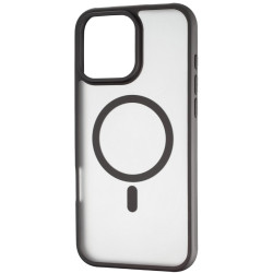 Чехол Silicone Matte Case with MagSafe для iPhone 16 Pro Max Black