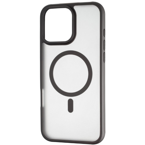 Чехол Silicone Matte Case with MagSafe для iPhone 16 Pro Max Black