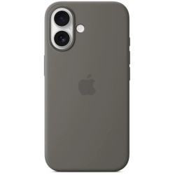 Чехол Silicone Case with MagSafe для iPhone 16 Stone Gray