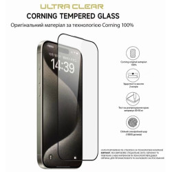 защитное стекло Lanbi Ultra+ Corning Glass для iPhone 13 Pro Max/14 Plus Black