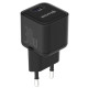 Сетевое зарядное устройство SENTEO Z-09 1Port USB-C PD 30W Black - Фото 1