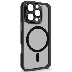Чохол ArmorStandart Unit MagSafe SE для Apple iPhone 16 Pro Black Orange (ARM81147)