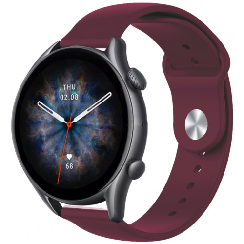 Ремешок ArmorStandart Silicone Watch Strap 22mm Marsala (ARM80665)