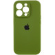 Чехол Silicone Case Full Camera для iPhone 16 Pro Max Dark Olive - Фото 1