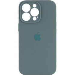 Чехол Silicone Case Full Camera для iPhone 16 Pro Max Pine Green