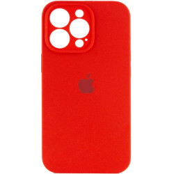 Чехол Silicone Case Full Camera для iPhone 16 Pro Max Red