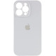 Чехол Silicone Case Full Camera для iPhone 16 Pro Max White