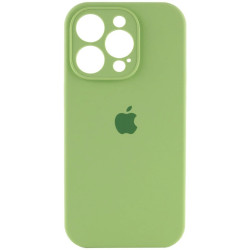 Чехол Silicone Case Full Camera для iPhone 16 Pro Max Mint