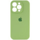 Чехол Silicone Case Full Camera для iPhone 16 Pro Max Mint