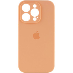 Чехол Silicone Case Full Camera для iPhone 16 Pro Max Cantaloupe