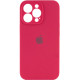 Чехол Silicone Case Full Camera для iPhone 16 Pro Max Rose Red