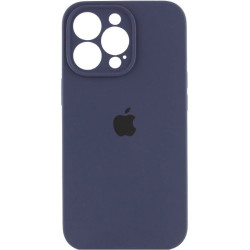 Чохол Silicone Case Full Camera для iPhone 16 Pro Max Midnight Blue