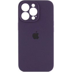 Чехол Silicone Case Full Camera для iPhone 16 Pro Max Elderberry