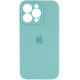 Чехол Silicone Case Full Camera для iPhone 16 Pro Max Marine Green