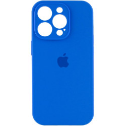 Чохол Silicone Case Full Camera для iPhone 16 Pro Max Capri Blue