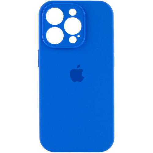 Чехол Silicone Case Full Camera для iPhone 16 Pro Max Capri Blue