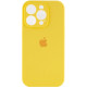 Чехол Silicone Case Full Camera для iPhone 16 Pro Yellow - Фото 1
