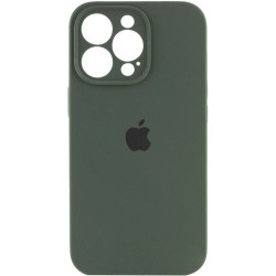Чехол Silicone Case Full Camera для iPhone 16 Pro Cyprus Green