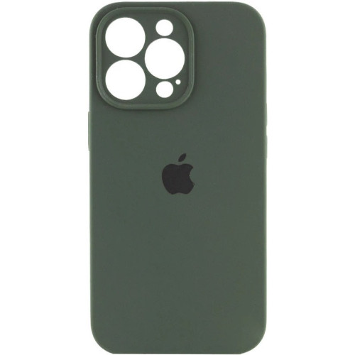 Чехол Silicone Case Full Camera для iPhone 16 Pro Cyprus Green
