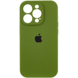 Чехол Silicone Case Full Camera для iPhone 16 Pro Dark Olive