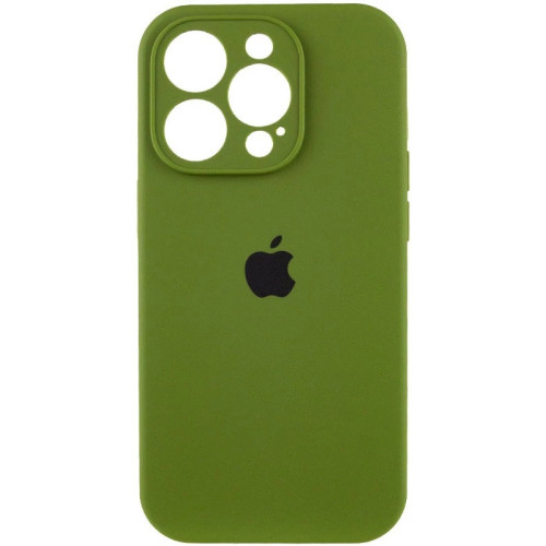 Чехол Silicone Case Full Camera для iPhone 16 Pro Dark Olive