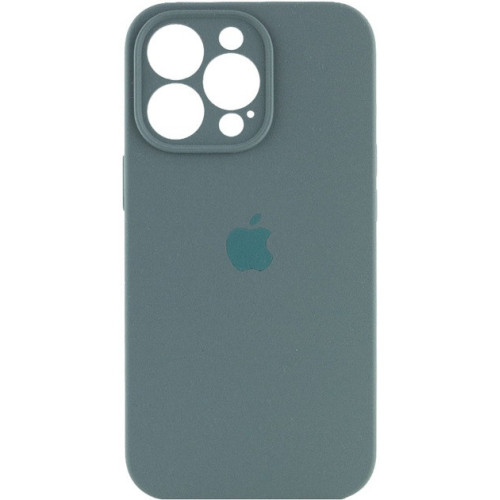 Чехол Silicone Case Full Camera для iPhone 16 Pro Pine Green