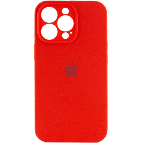 Чехол Silicone Case Full Camera для iPhone 16 Pro Red