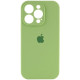 Чехол Silicone Case Full Camera для iPhone 16 Pro Mint