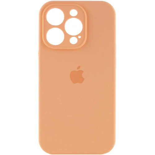 Чехол Silicone Case Full Camera для iPhone 16 Pro Cantaloupe