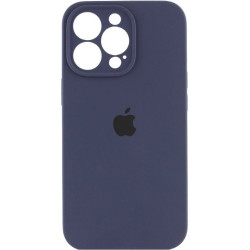 Чохол Silicone Case Full Camera для iPhone 16 Pro Midnight Blue