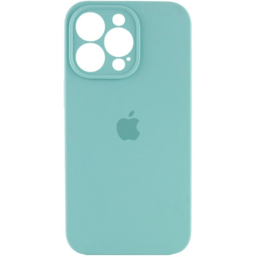 Чехол Silicone Case Full Camera для iPhone 16 Pro Marine Green