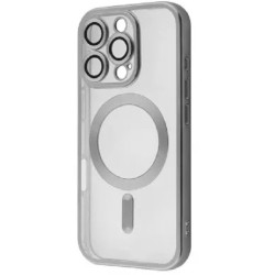 Чехол Metal Matte Case with Magnetic Ring для iPhone 16 Pro Max White Titanium