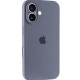 Чехол Silicone Case Full Camera для iPhone 16 Lavender Gray - Фото 1