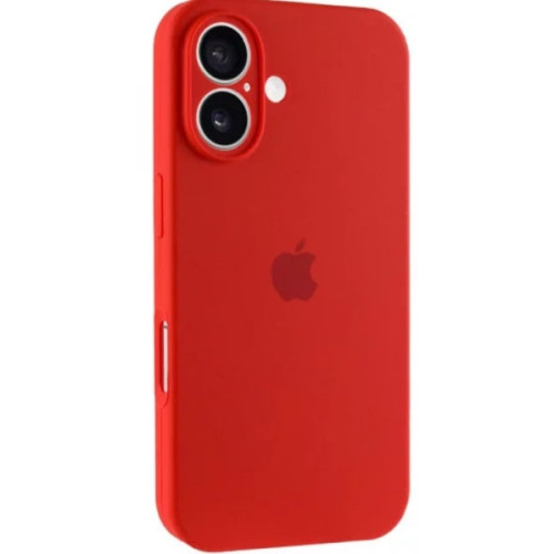 Чехол Silicone Case Full Camera для iPhone 16 Red
