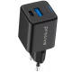 Мережевий зарядний пристрій Proove Pocket GaN Plus 25W (Type-C + USB) Black (WCPG25111201) - Фото 1