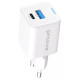 Мережевий зарядний пристрій Proove Pocket GaN Plus 25W (Type-C + USB) White (WCPG25111202)