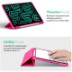 Чехол-книжка ArmorStandart Smart Fold Pen для Samsung Tab A9 8.7 X110/X115 Rose Red (ARM74987) - Фото 3