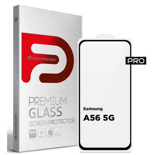 Защитное стекло ArmorStandart Pro для Samsung A56 5G A566 Black (ARM82612)