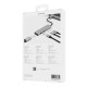 USB HUB Proove Iron Link 5 in 1 (2*Type-C + 2*USB3.0 + HDMI) Silver (HBIL00222024) - Фото 4