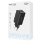 Мережевий зарядний пристрій Proove Pocket GaN 65W (2Type-C + USB) Black (WCPG65121201) - Фото 2