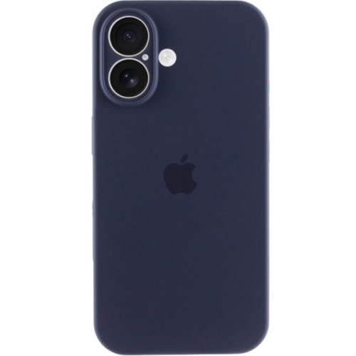 Чехол Silicone Case Full Camera для iPhone 16 Midnight Blue