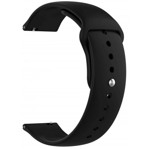 Ремінець ArmorStandart Silicone Watch Strap 20mm Black (ARM60350)