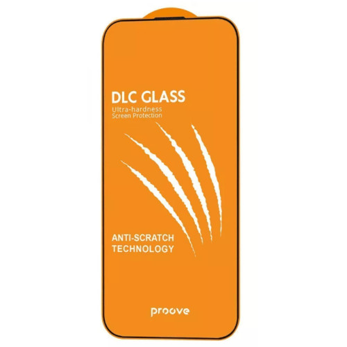 Защитное стекло Proove DLC для iPhone 14 Pro Max/15 Plus/16 Plus Black (PGDLCI14PM01)