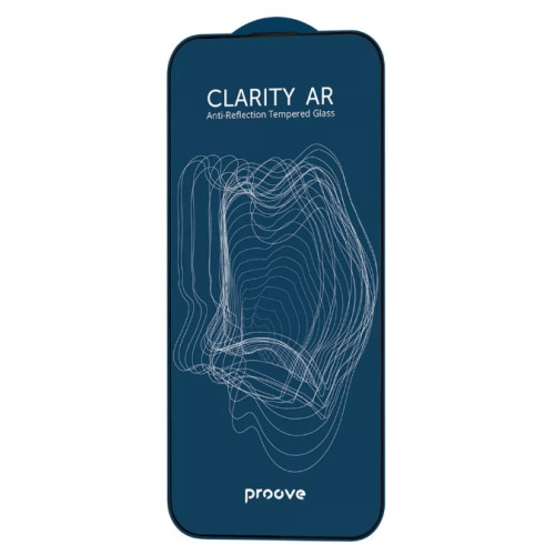Захисне скло Proove Clarity AR для iPhone 16 Pro Max Black (PGCARI16PM01)