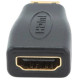Адаптер Cablexpert  HDMI - mini-HDMI (F/M) Black (A-HDMI-FC) - Фото 1