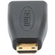 Адаптер Cablexpert  HDMI - mini-HDMI (F/M) Black (A-HDMI-FC) - Фото 2