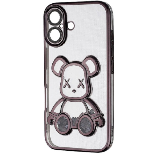 Чохол Shining Bear Case Protected Camera iPhone 16 Black