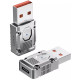 Адаптер Proove Gaming Matrix OTG Type-C to USB Silver (HBMA00012006) - Фото 1