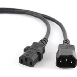 Кабель питания Cablexpert PC-189 (С13-С14) 3*0.5 мм 1.8m Black