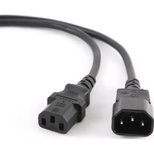 Кабель питания Cablexpert PC-189 (С13-С14) 3*0.5 мм 1.8m Black